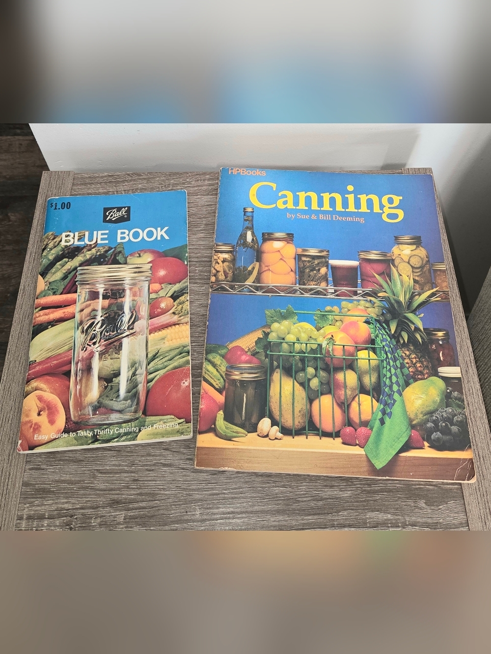 Vintage 1974 Ball Brand "Blue Book" & Canning by Sue & Bill Deeming: SEE DESCRIP